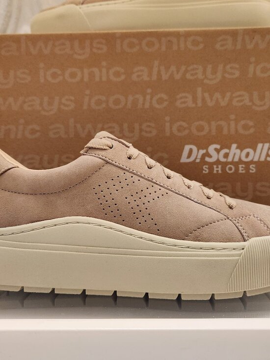 Dr. Scholl's Shoes - Dr. Scholls Take It Easy Taupe Suede Sneakers. NIB. Size 8.5